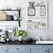 Stupell Industries Kitchen Conversion Chart Neutral Gray Word Canvas Wall Art